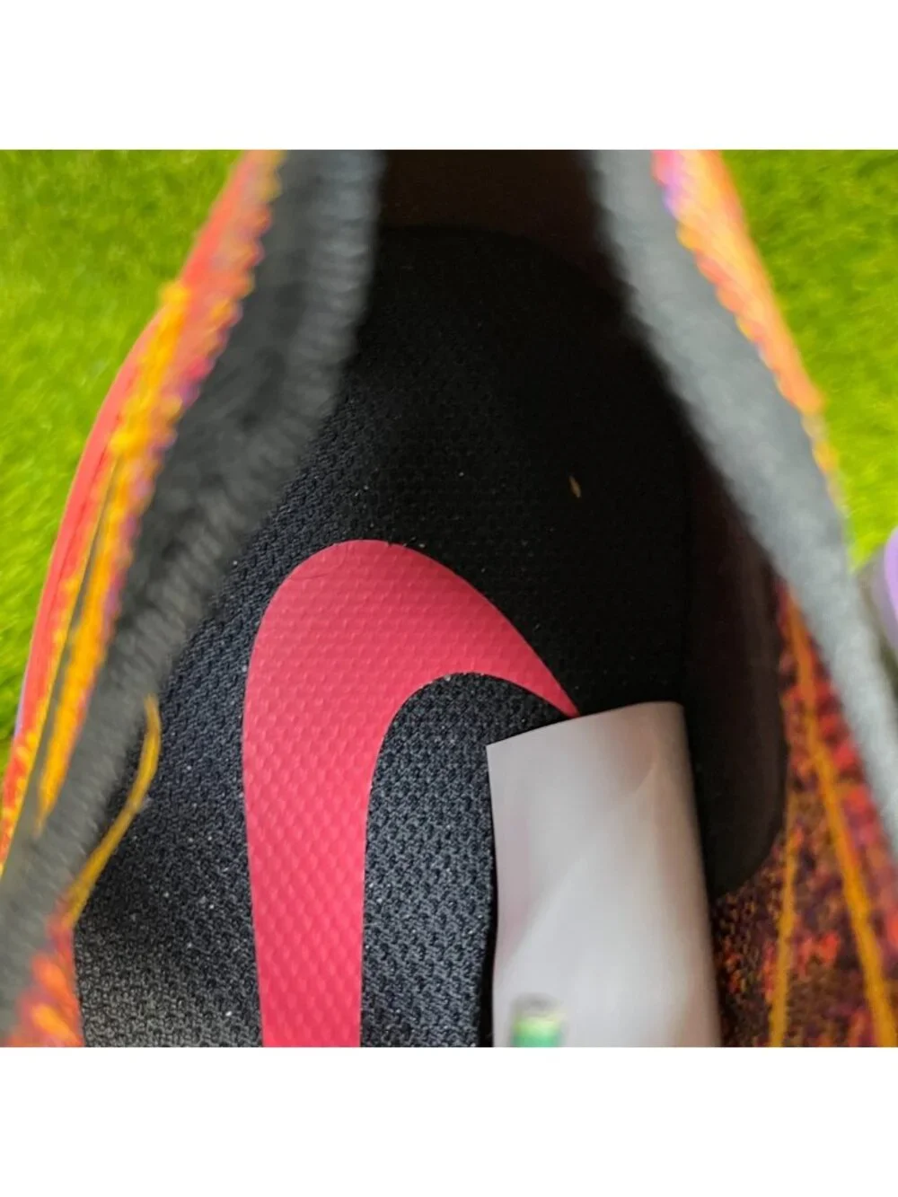 Nike Epic React Flyknit 2 Womens Size 8 Black Orange Running Shoes Sneakers